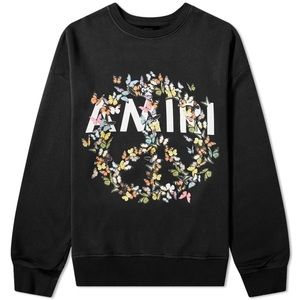 Amiri peace butterfly crewneck sweater